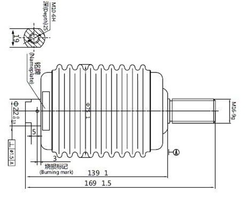 MTJC-7.2-630A Vacuum interrupter 7.2 kV